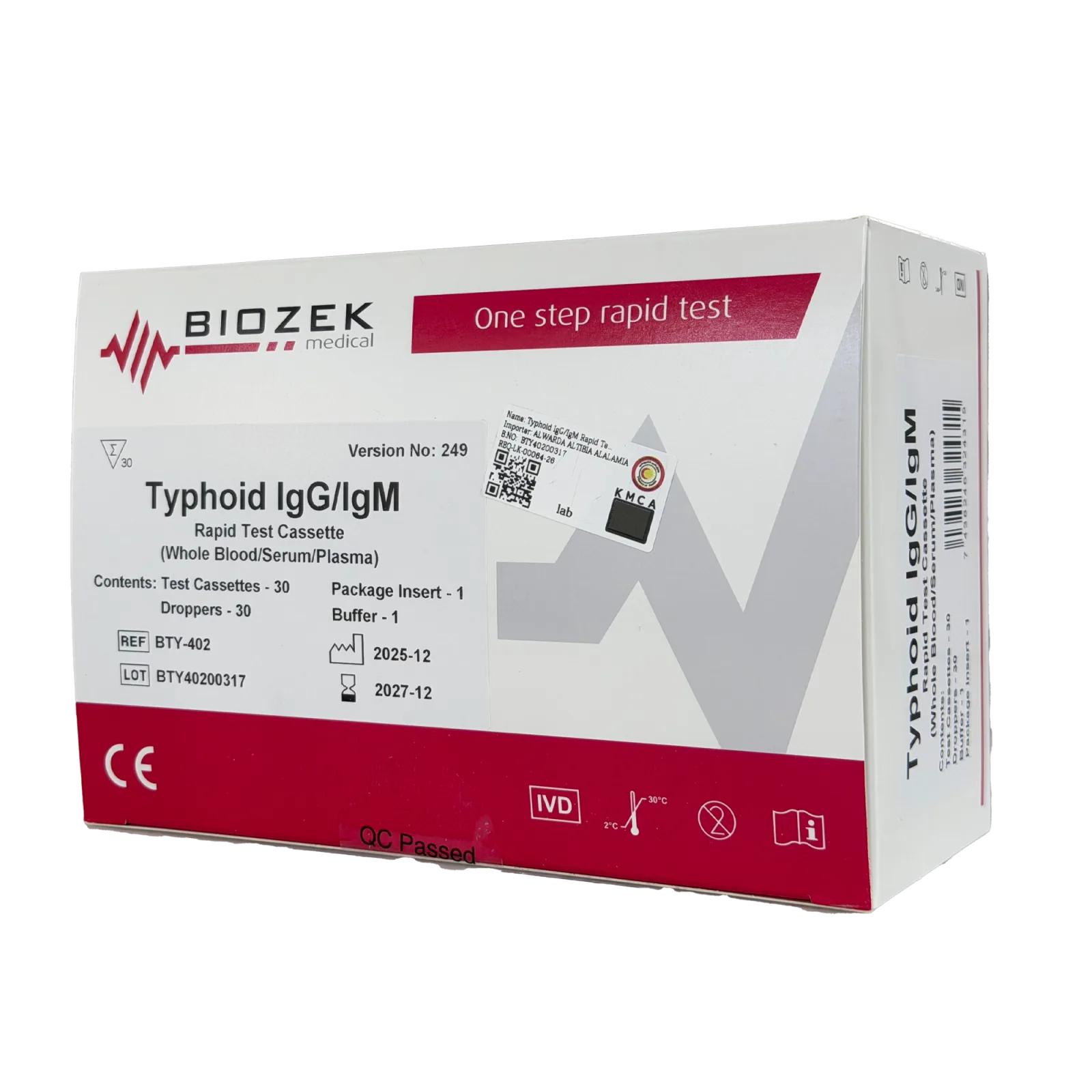 Typhoid IgG/IgM